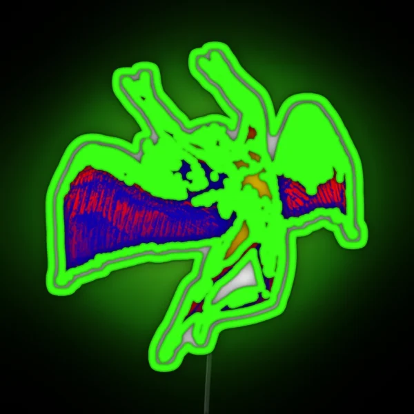 Metal Icarus RGB Neon Sign