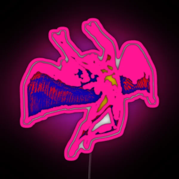 Metal Icarus RGB Neon Sign
