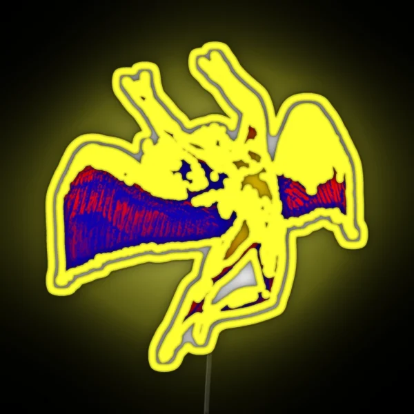 Metal Icarus RGB Neon Sign