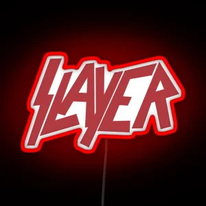 Metal666 Slayer 1980s Metal Band Slayer Trash Metal Tom Araya Slayer Vocalist RGB Neon Sign