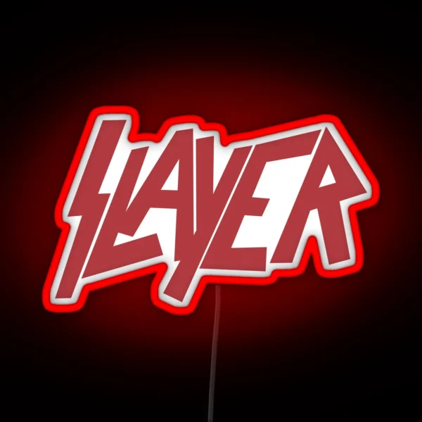 Metal666 Slayer 1980s Metal Band Slayer Trash Metal Tom RGB Neon Sign