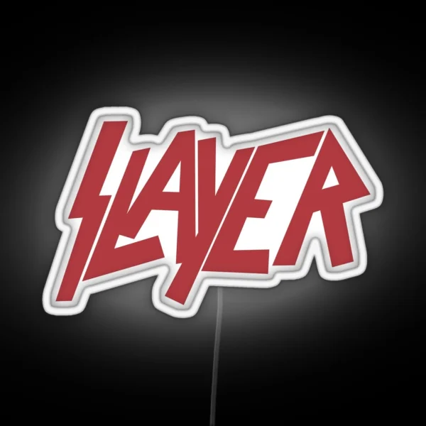 Metal666 Slayer 1980s Metal Band Slayer Trash Metal Tom RGB Neon Sign