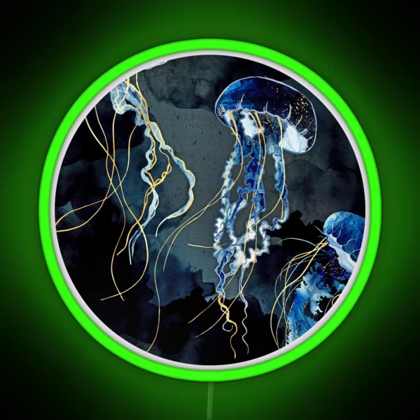 Metallic Ocean III RGB Neon Sign