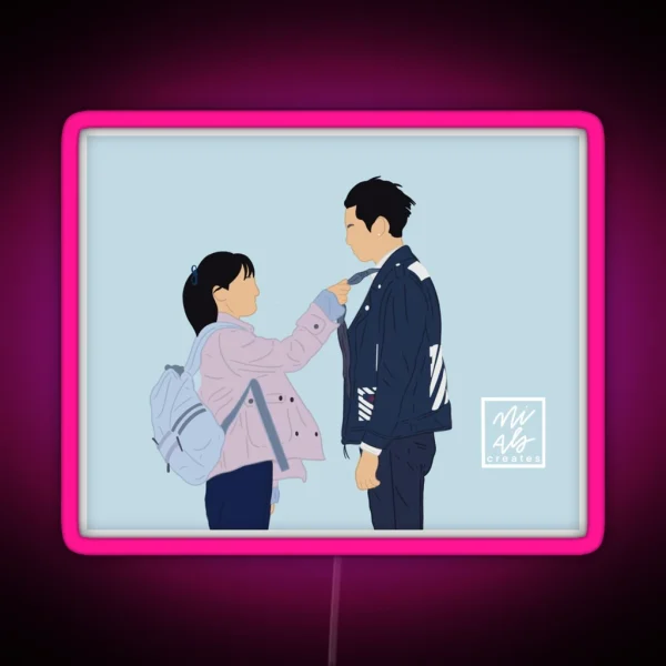 Meteor Garden Neck Tie RGB Neon Sign