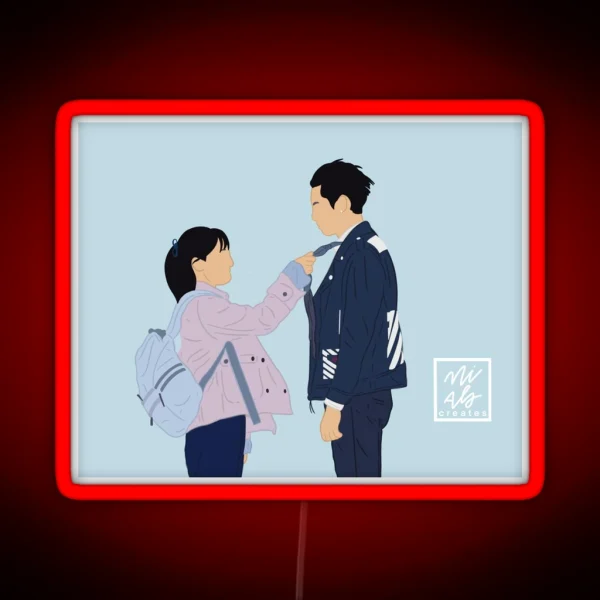 Meteor Garden Neck Tie RGB Neon Sign