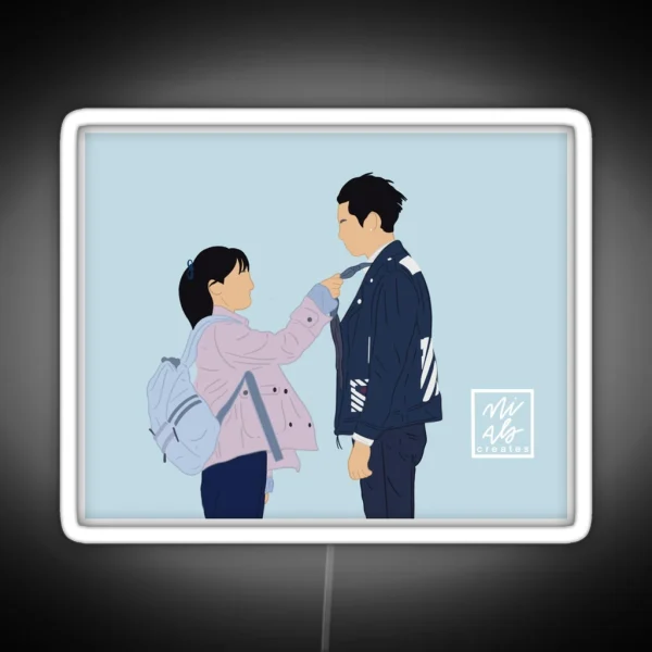 Meteor Garden Neck Tie RGB Neon Sign
