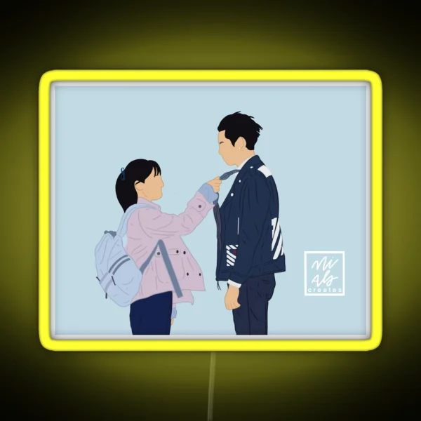 Meteor Garden Neck Tie RGB Neon Sign
