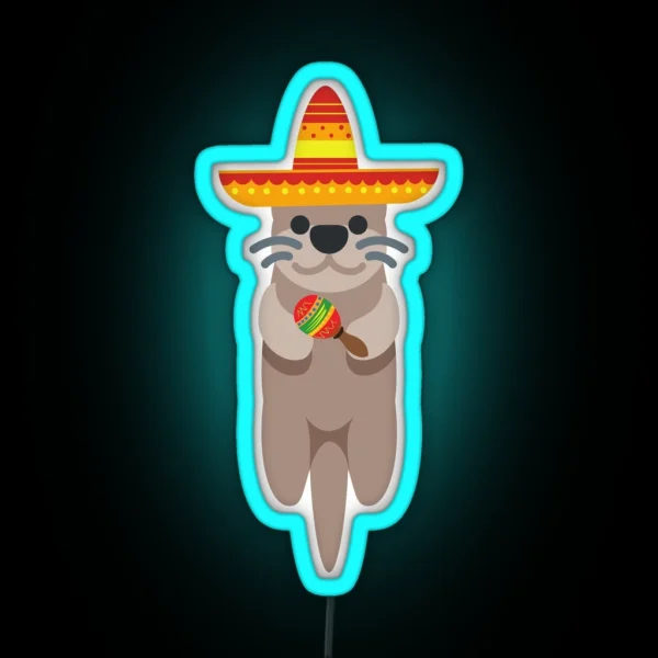 Mexican Otter RGB Neon Sign