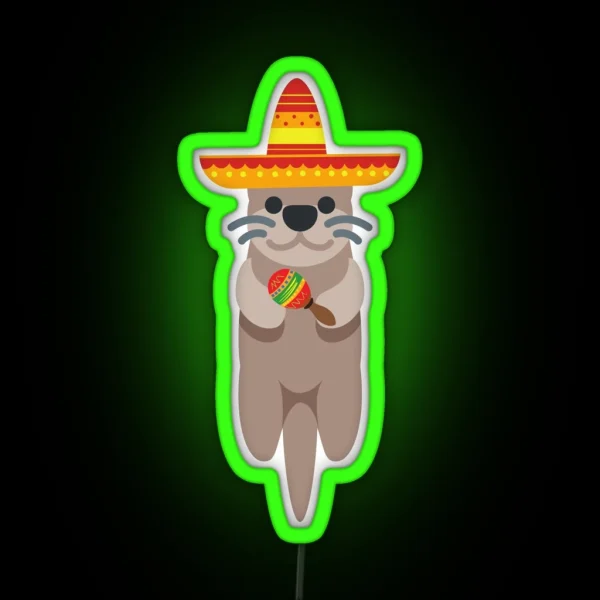 Mexican Otter RGB Neon Sign