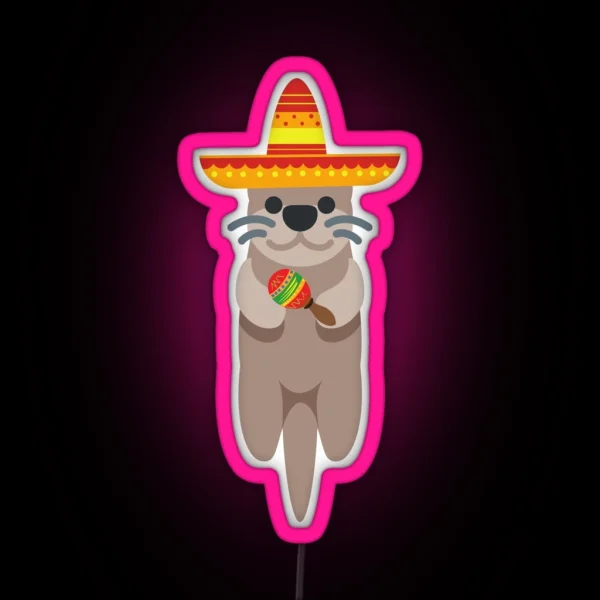 Mexican Otter RGB Neon Sign