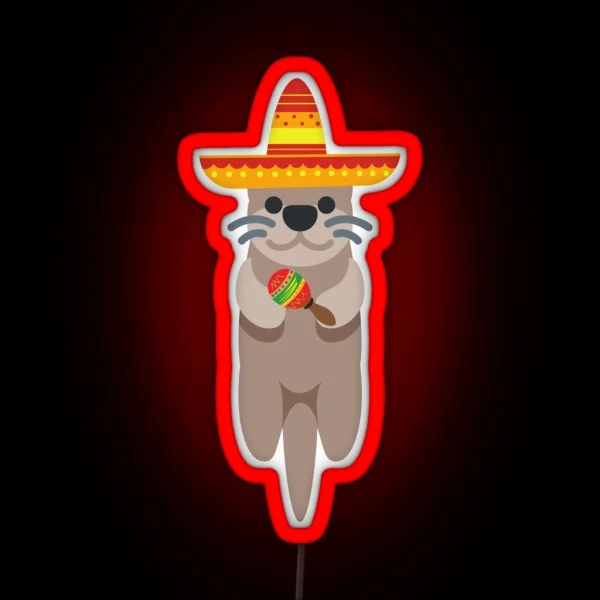 Mexican Otter RGB Neon Sign