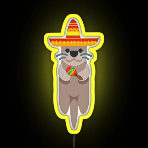 Mexican Otter RGB Neon Sign