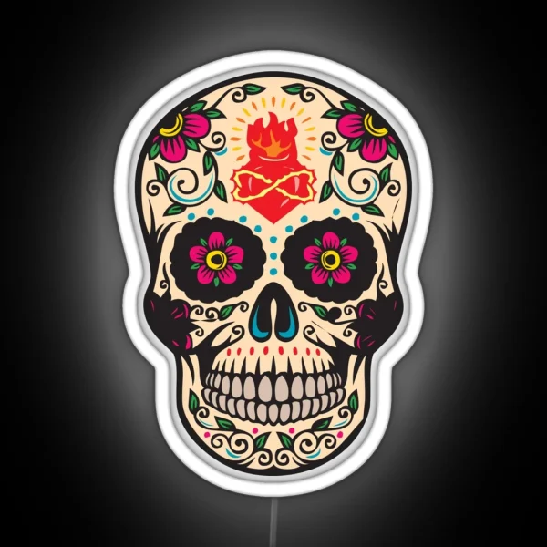 Mexican Scull RGB Neon Sign