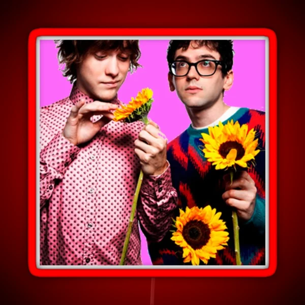 MGMT Picking At Flowers RGB Neon Sign