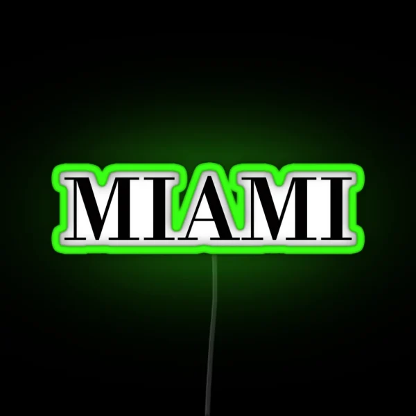 Miami RGB Neon Sign