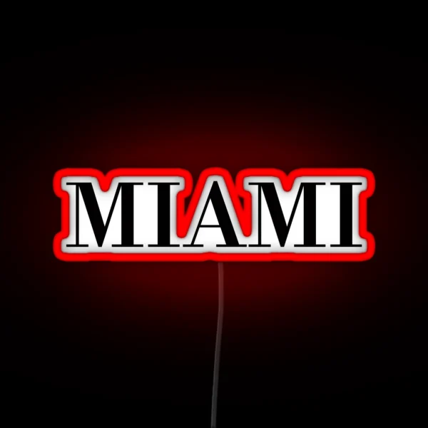 Miami RGB Neon Sign