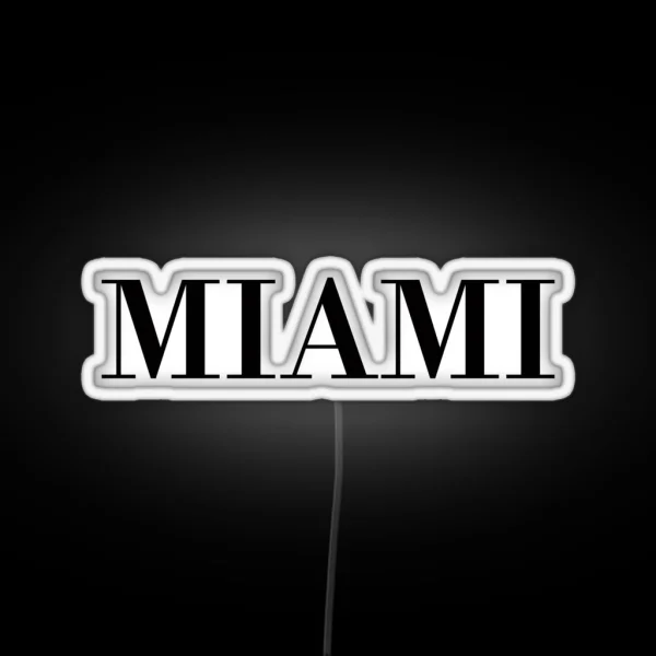 Miami RGB Neon Sign