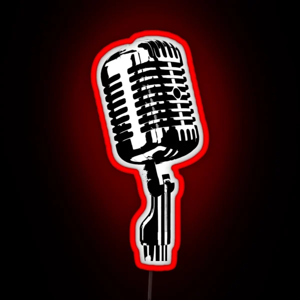 Mic RGB Neon Sign