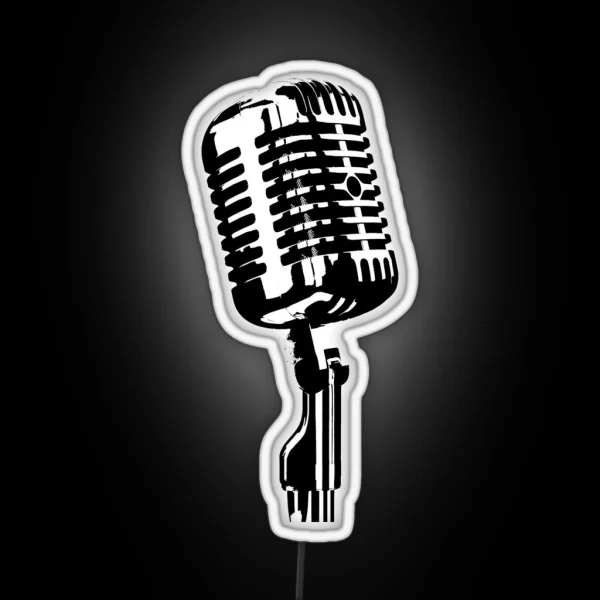 Mic RGB Neon Sign