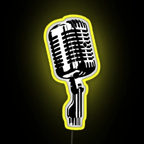 Mic RGB Neon Sign