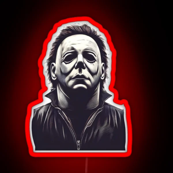 Michael Myers Vintage RGB Neon Sign