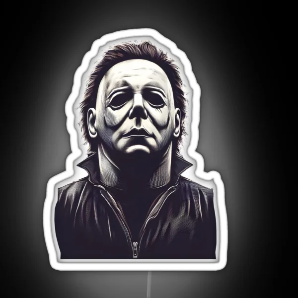 Michael Myers Vintage RGB Neon Sign