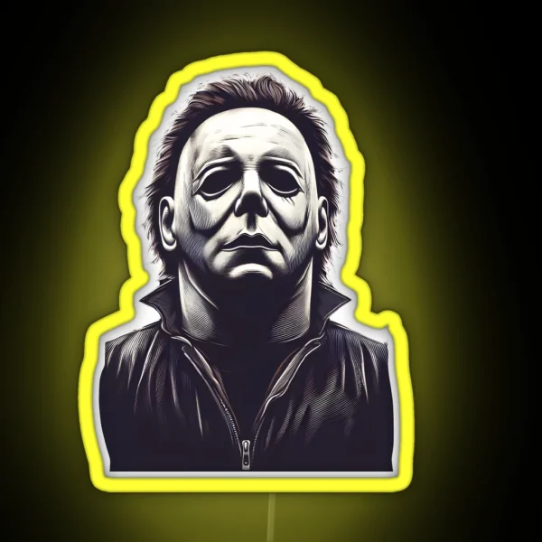 Michael Myers Vintage RGB Neon Sign