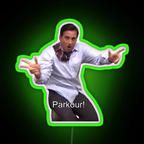 Michael Parkour The Office Led RGB Neon Sign