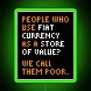 Bitcoin Bull Run Home Decor RGB Neon Quote Sign