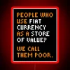 Add a touch of crypto culture with this vibrant quote.