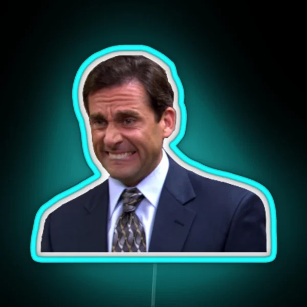 Michael Scott RGB Neon Sign