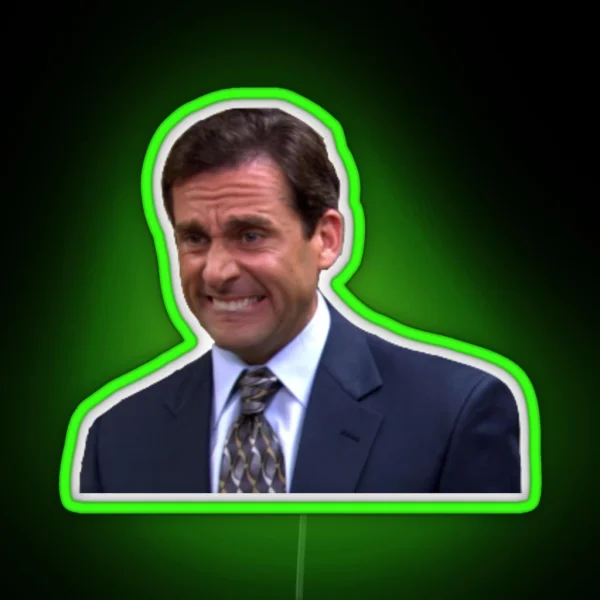 Michael Scott RGB Neon Sign