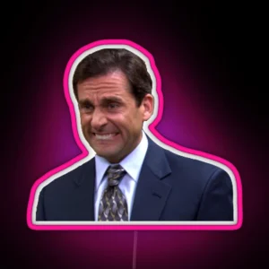 Michael Scott RGB Neon Sign