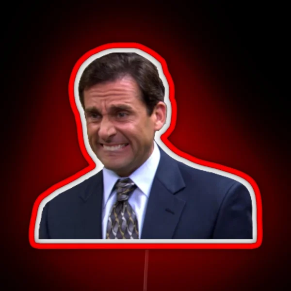 Michael Scott RGB Neon Sign