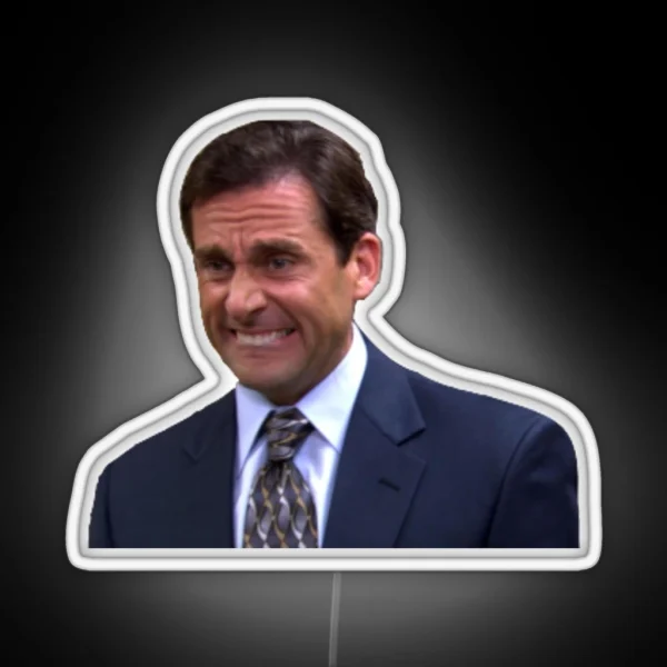 Michael Scott RGB Neon Sign