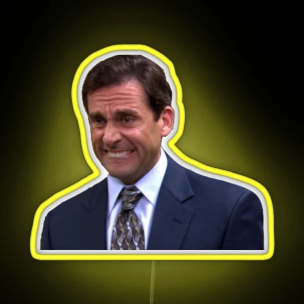 Michael Scott RGB Neon Sign
