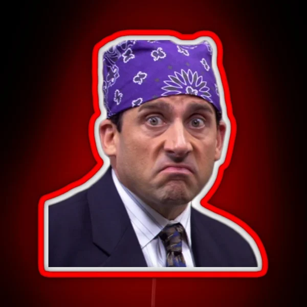 Michael Scott RGB Neon Sign