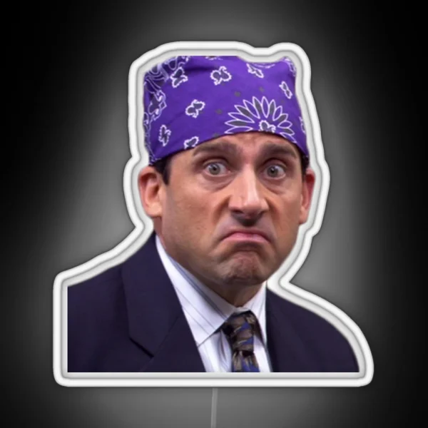 Michael Scott RGB Neon Sign
