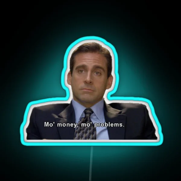 Michael Scott RGB Neon Sign