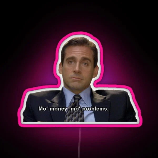 Michael Scott RGB Neon Sign