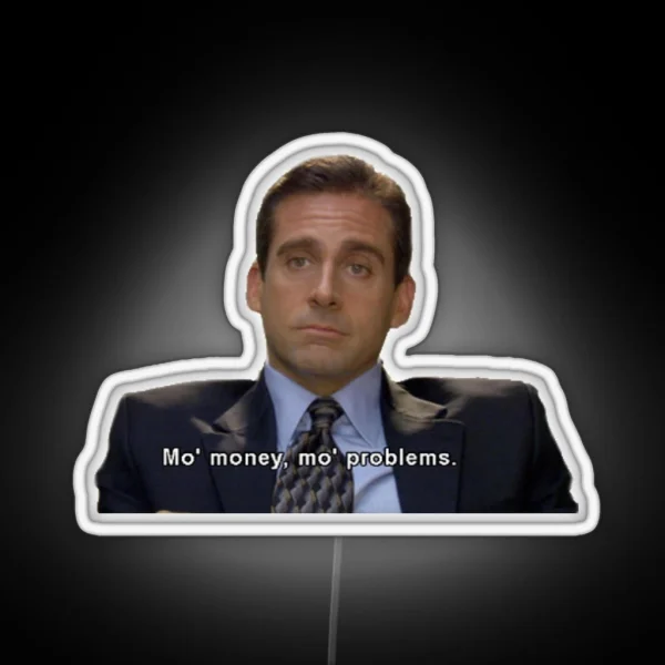 Michael Scott RGB Neon Sign