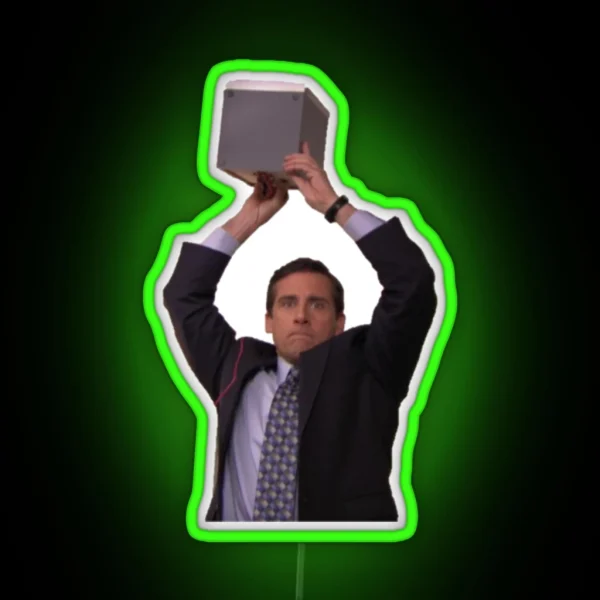 Michael Scott RGB Neon Sign