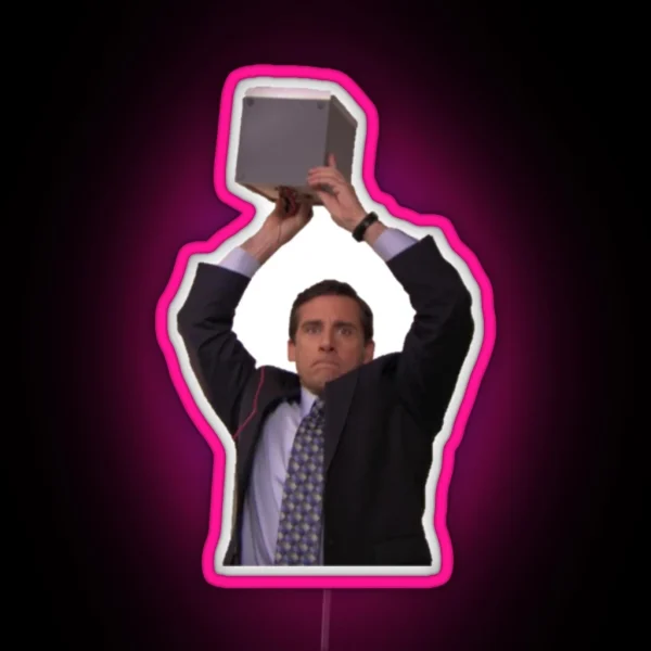 Michael Scott RGB Neon Sign