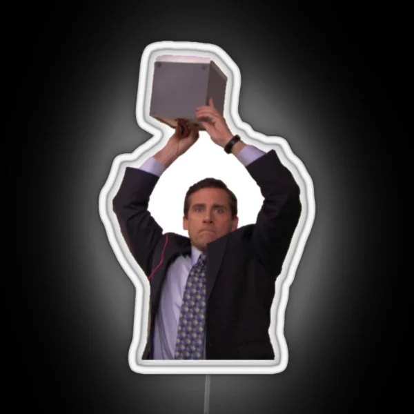 Michael Scott RGB Neon Sign