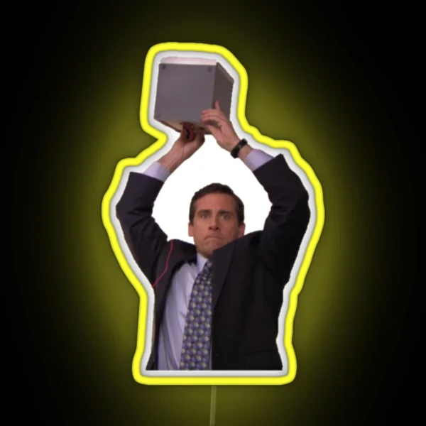 Michael Scott RGB Neon Sign