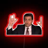 Michael Scott's Dunder Mifflin HQ Rock and Roll Neon Sign