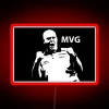 Dazzling RGB neon sign featuring Michael Van Gerwen's iconic image