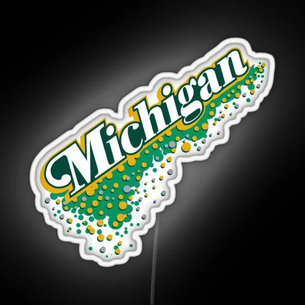 Michigan Bubbly Vernors RGB Neon Sign