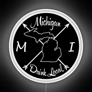 Michigan Drink Local MI RGB Neon Sign