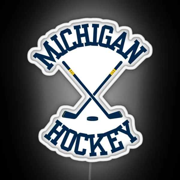 Michigan Hockey RGB Neon Sign